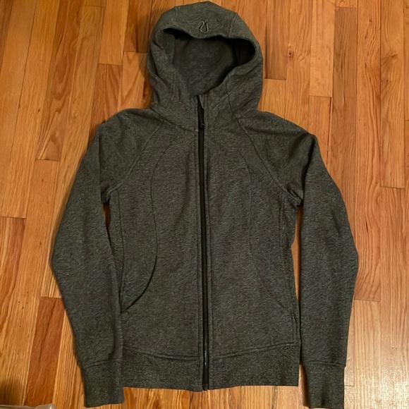 lululemon athletica Tops - Lululemon Scuba Full Zip Hoodie Grey